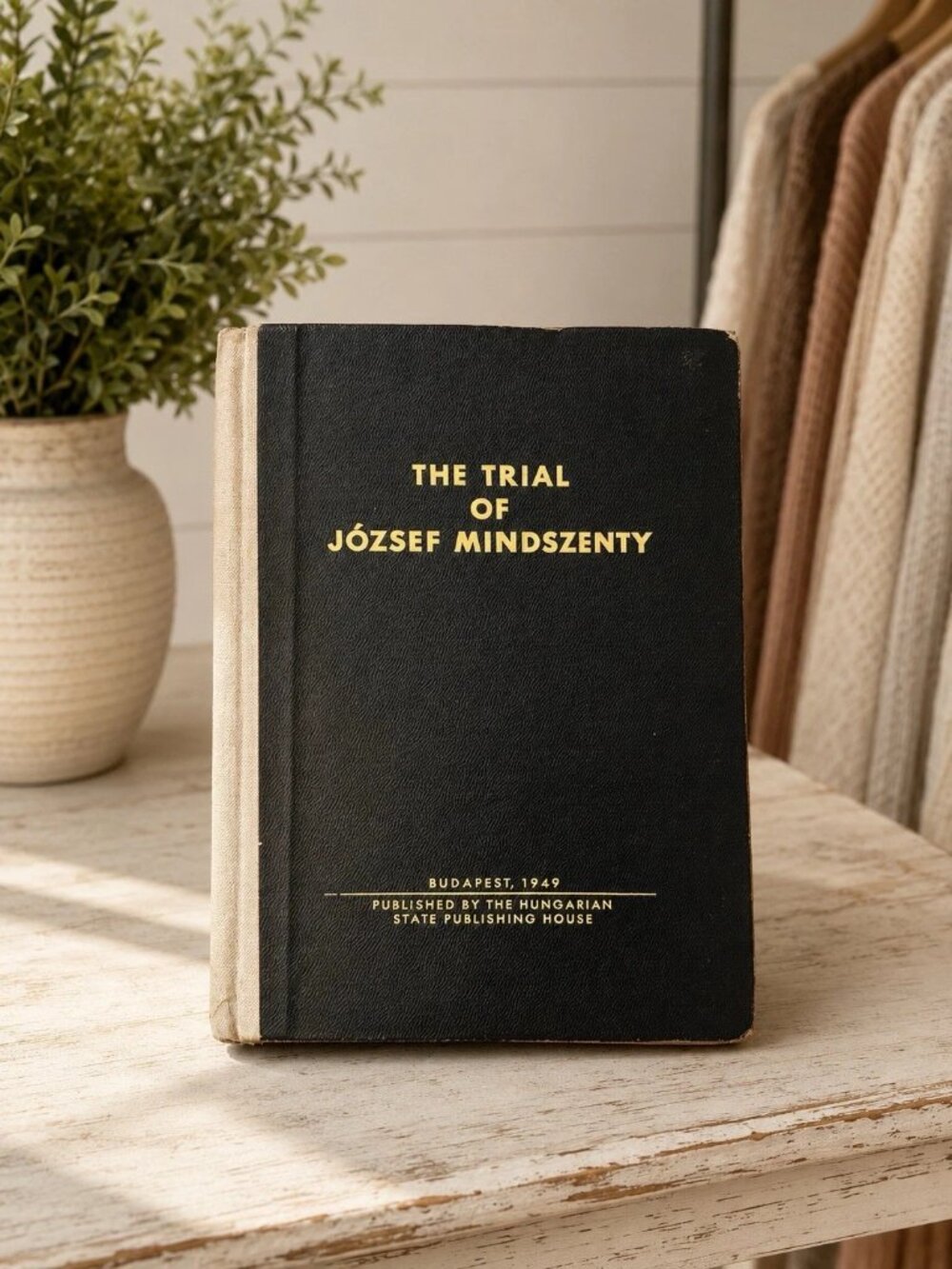 1949 First Edition The Trial of József Mindszenty Hungary Hardcover